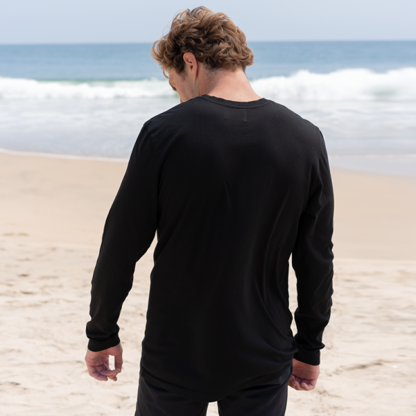 Mens Long Sleeve Crew Neck - Image 2