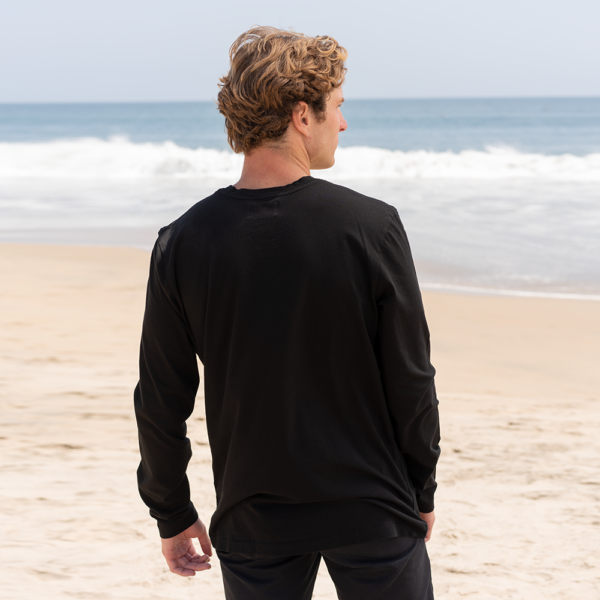 Mens Long Sleeve V-neck - Image 2