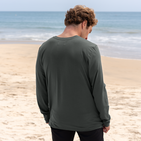 Mens Long Sleeve V-neck - Image 21